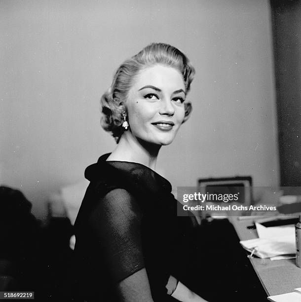 Sheree North attends the Oscar Nominations in Los Angeles,CA.