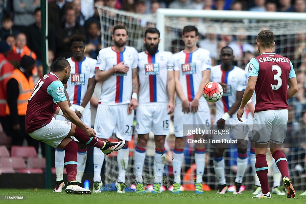 West Ham United v Crystal Palace - Premier League