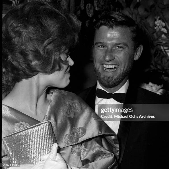 Roddy McDowall and Jane Fonda arrive to an event in Los Angeles,CA ...