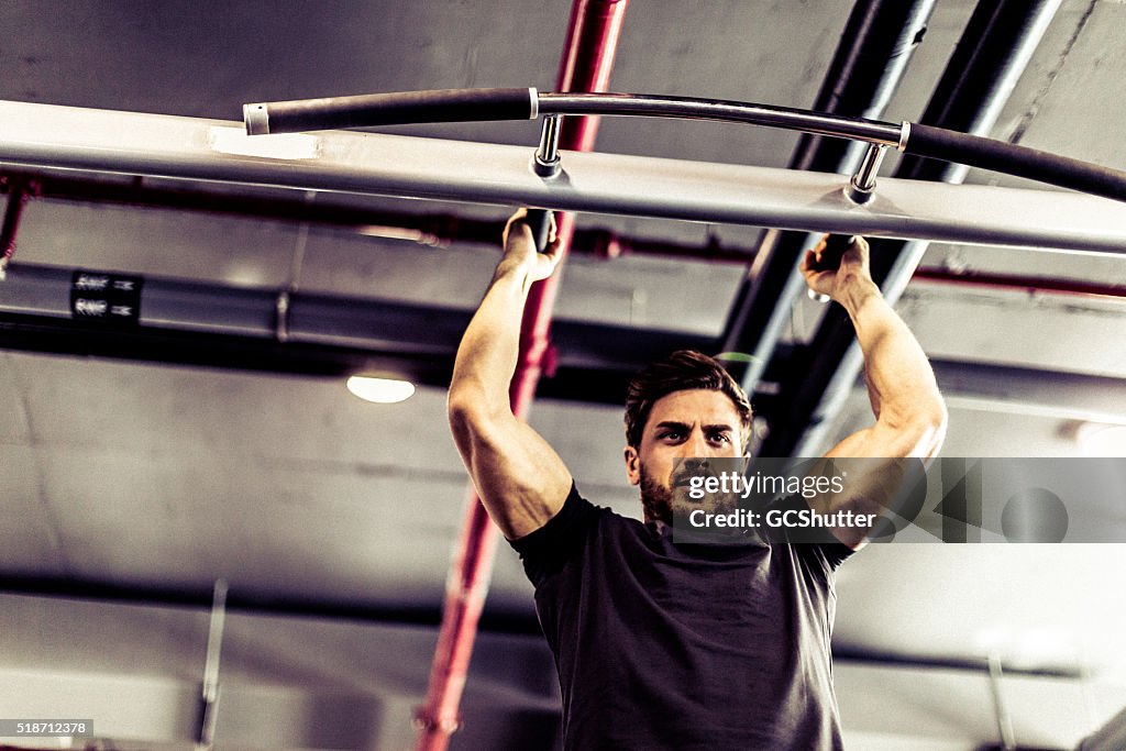 Pull-Ups at the Gym