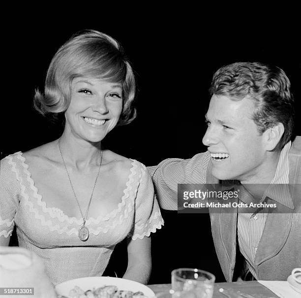 Ryan O'Neal and Joanna Moore attend an event in Los Angeles,CA.