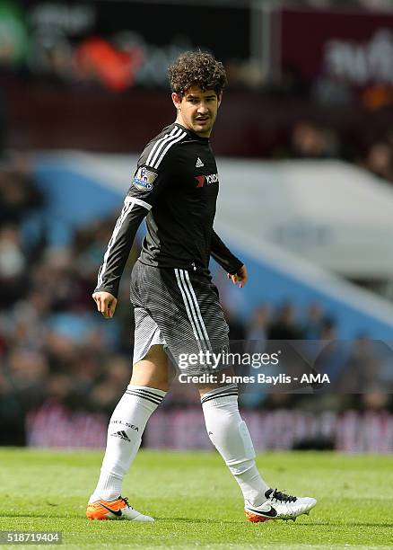 Alexandre Pato of Chelsea during the Barclays Premier League match between Aston Villa and Chelsea at Villa Park on April 2, 2016 in Birmingham,...