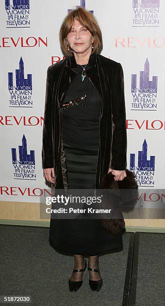 Actress Lee Grant attends the Women in Film and Televisions Annual Muse Awards at the New York Hilton Hotel on December 16, 2004 in New York City.