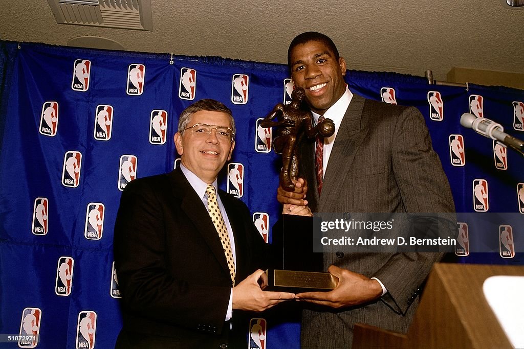 David Stern and Magic Johnson MVP Presentation