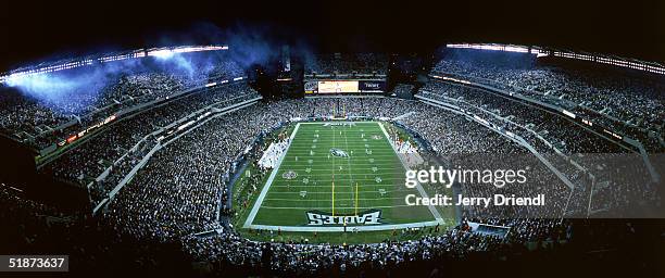 General view of a full Lincoln Financial Field as the Philadelphia Eagles and the Tampa Bay Buccaneers prepare for the opening kick-off during a game...