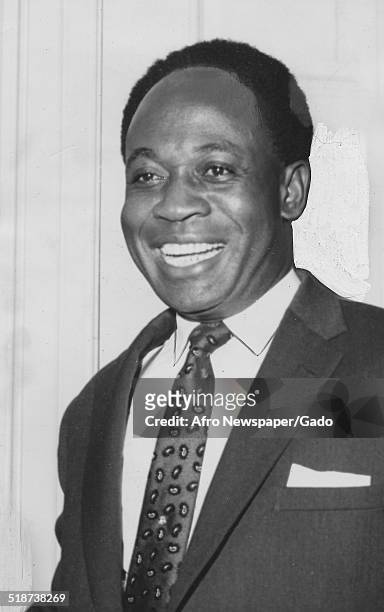 Portrait of former president of Ghana Kwame Nkrumah, March 18, 1961.