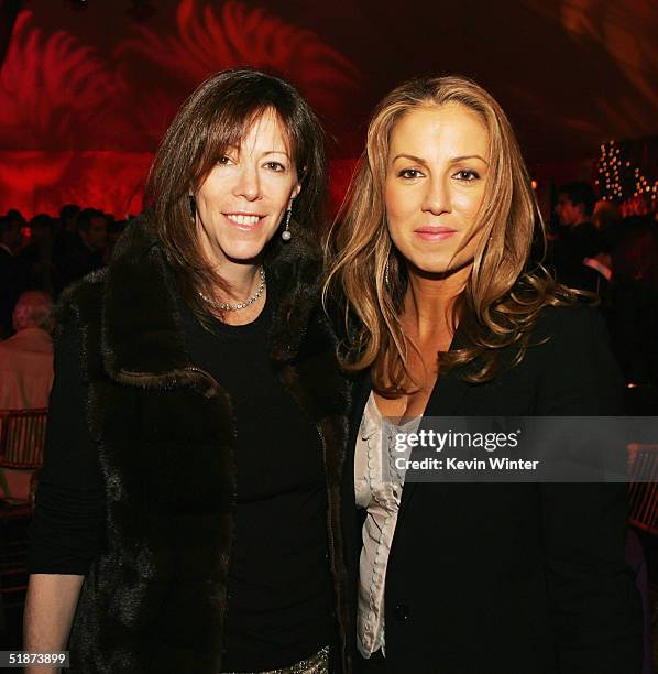 Producer Jane Rosenthal and Universal's Mary Parent pose at the afterparty for the premiere of Universal's "Meet the Fockers" at Universal CityWalk...