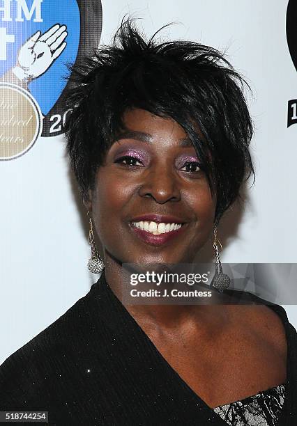 Phyllis Yvonne Stickney poses for a photo at the 2016 Franciscan Handmaids Of The Most Pure Heart of Mary Centennial Gala at The New York Academy Of...