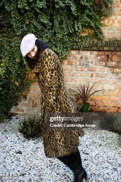 Actress Amanda Ryan poses at a photoshoot at her home in London on the 27th of November 2003.