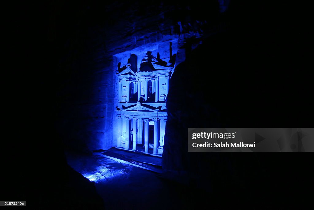 World Landmarks Light It Up Blue for World Autism Awareness Day 2016