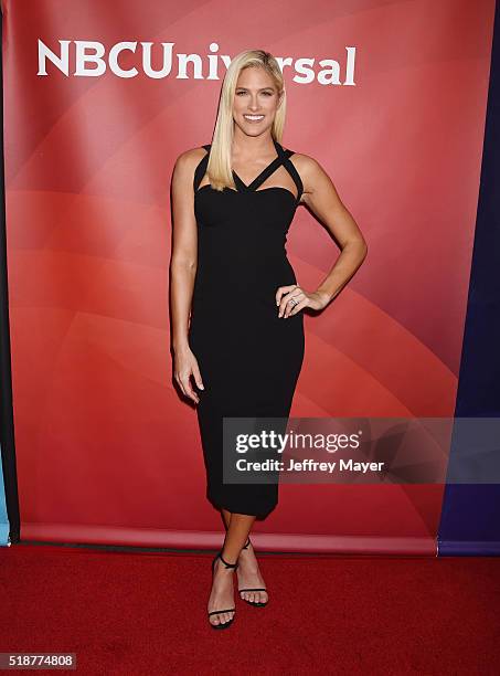 Personality Barbie Blank arrives at the 2016 Summer TCA Tour - NBCUniversal Press Tour at the Four Seasons Hotel - Westlake Village on April 1, 2016...