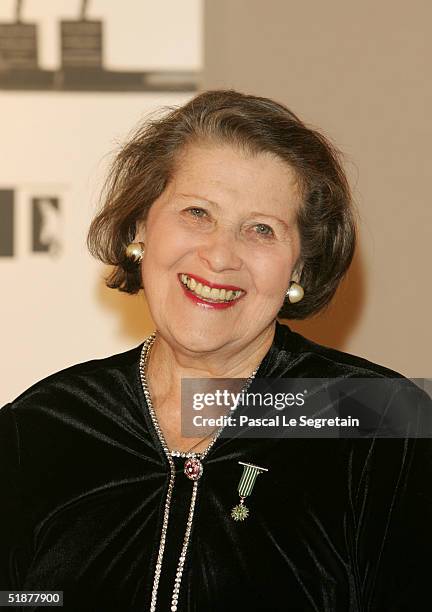 Tamara Nijinsky poses as she arrives to attend the Nijinsky Awards Ceremony at The Monaco Dance Forum on December 18, 2004 in Monte Carlo, Monaco....