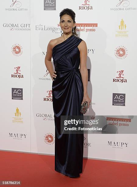 Lorena Bernal attends the Global Gift Gala at the Palacio de Cibeles on April 2, 2016 in Madrid, Spain.