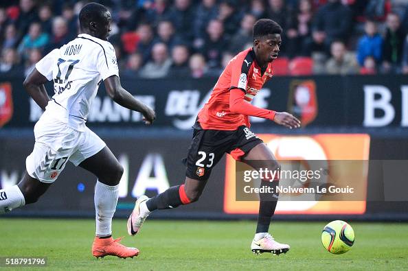 Dembele Rennes Ousmane Dembele of Rennes during the French Ligue 1 match between ...