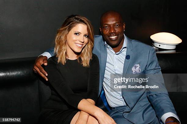 Stephanie BauerandTerrell Owens attend attend the Lights Camera Cure's 5th Annual Hollywood Dance Marathon Benefiting Mattel Children's Hospital UCLA...