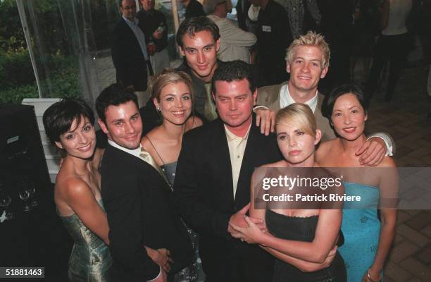 01 JANUARY 2000 - JOLYN JAMES, ALYSSA JANE COOK, TEO GEBERT, MEME THORNE, SCOTT BURGESS, INGRID RUZZ, NICHOLAS BISHOP AND BRIDIE CARTER ATTEND LAUNCH...