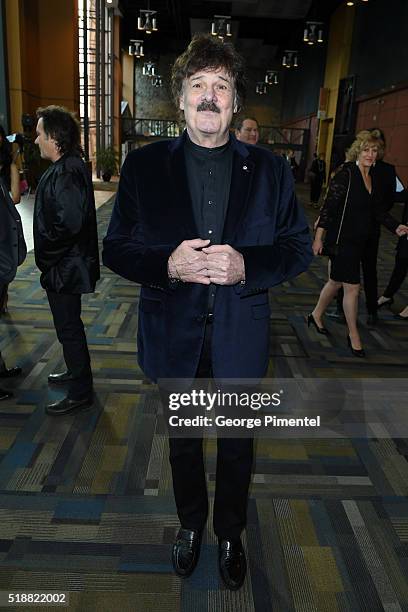 Burton Cummings attends the 2016 Juno Gala Dinner And Awards at the Telus Convention Center on April 2, 2016 in Calgary, Canada.
