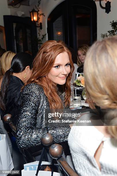 Darby Stanchfield attends dinner celebrating Kerry Washington hosted by ELLE, Editor-In-Chief, Robbie Myers and Movado, Chairman & CEO, Efraim...