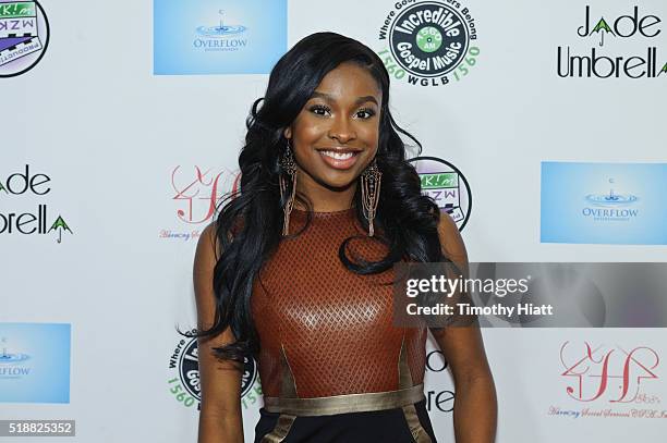 Coco Jones attends the premiere of "Grandma's House" at Marcus South Shore Cinema on April 2, 2016 in Oak Creek, Wisconsin.