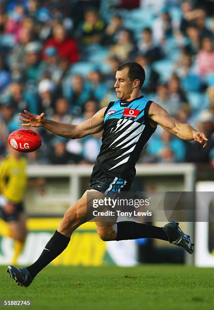 Warren Tredrea of Port Adelaide in action during the Round 12 AFL match between Port Adelaide Power and the Sydney Swans at AAMI Stadium June 13,...