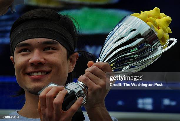 Professional competitive eaters and amateurs took part in the National Peep Eating Contest. Matt Stonie of San Jose, California ate 200 Peeps in 5...