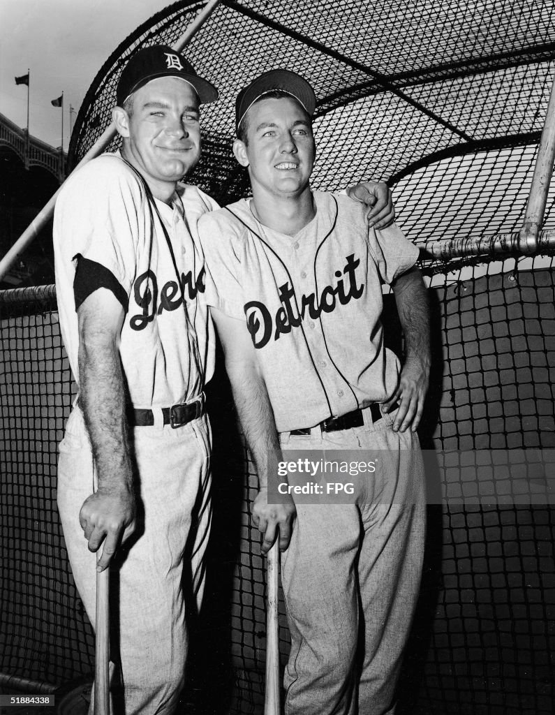 Harvey Kuenn And Al Kaline Of Detroit Tigers