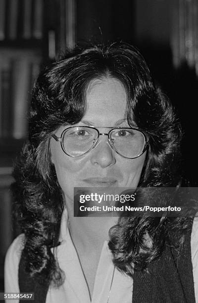 American adult film actress Linda Lovelace aka Linda Susan Boreman in London on 6th April 1981.