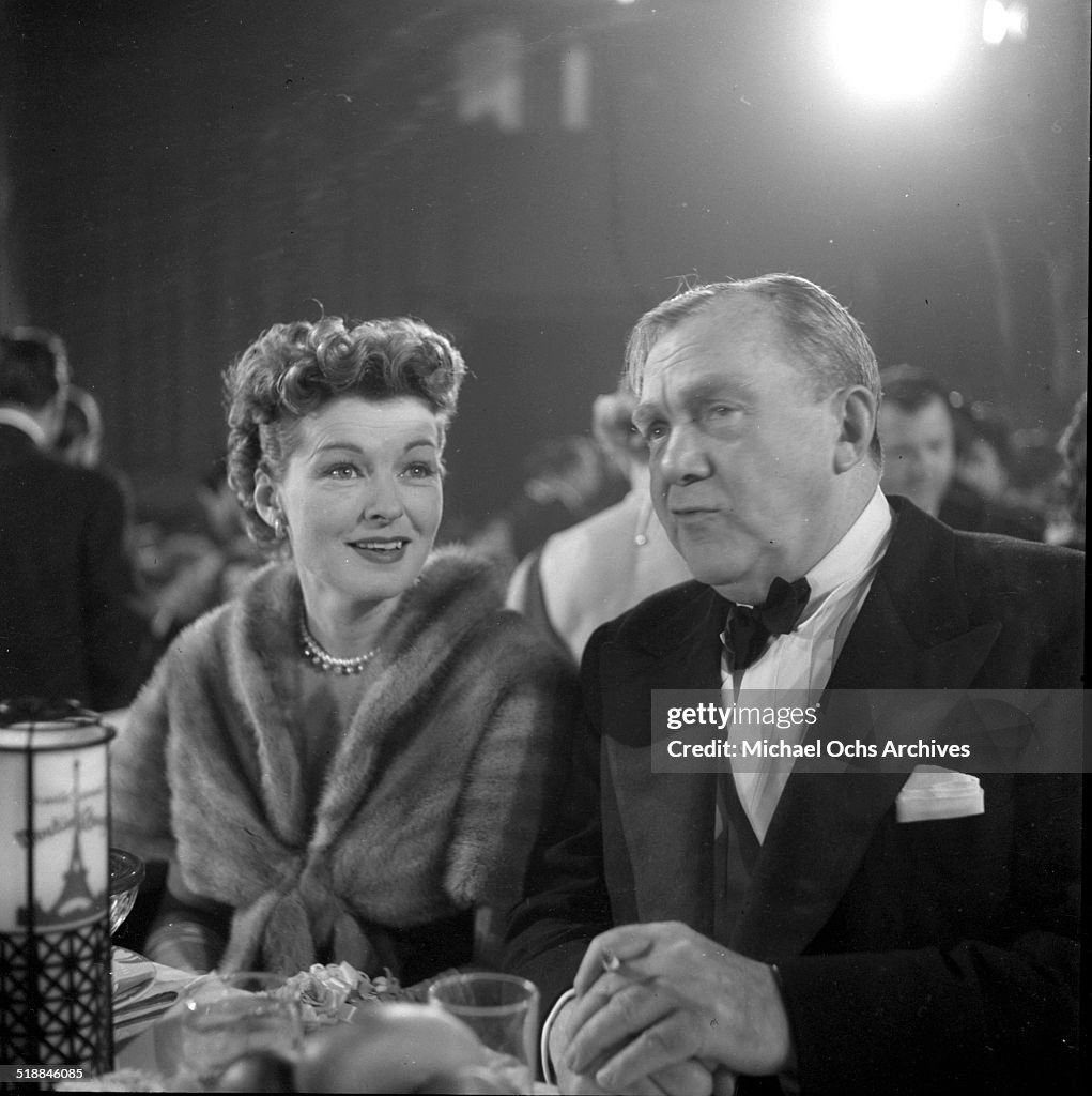Thomas Mitchell with wife Ann Stuart Breswer attend an event in Los News  Photo - Getty Images