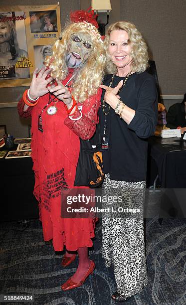 Actress Leslie Easterbrook attends the 2016 Days Of The Dead Convention held at Burbank Airport Marriott on April 2, 2016 in Burbank, California.