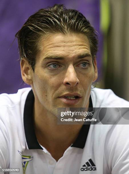 Camille Lacourt of France wins the men's 100m backstroke final and qualifies for the Olympic Games in Rio during day 5 of the French National...