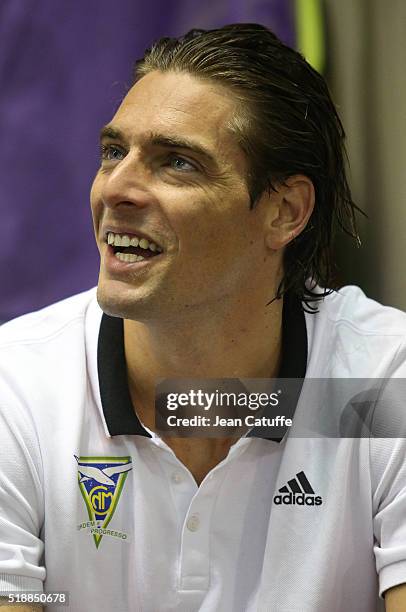 Camille Lacourt of France wins the men's 100m backstroke final and qualifies for the Olympic Games in Rio during day 5 of the French National...