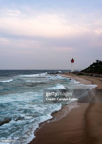 umhlanga rocks lighthouse, south africa - reed dance stock pictures, royalty-free photos & images