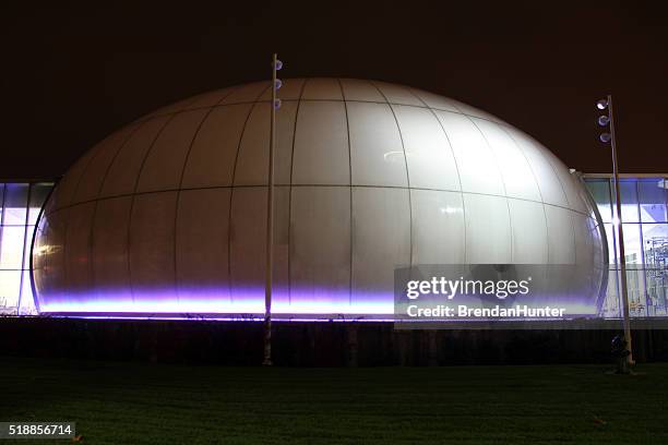 purple dome - pacific science center seattle stock pictures, royalty-free photos & images