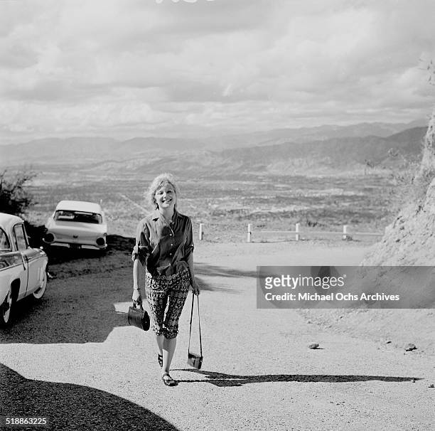 Susan Oliver poses for a portrait in Los Angeles,CA.