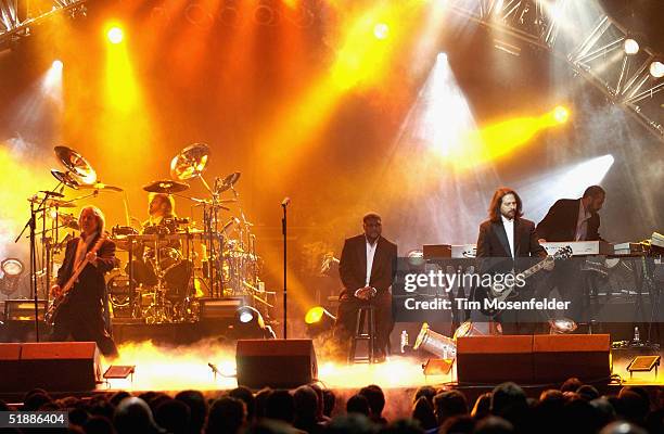 The west coast touring production of the Trans Siberian Orchestra perform at the H.P. Pavilion on December 21, 2004 in San Jose California.