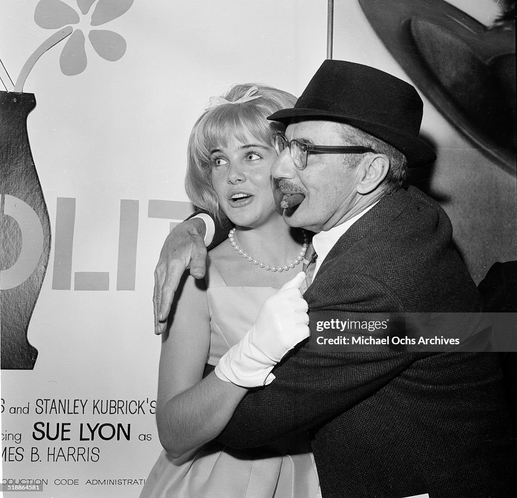 Sue Lyon attends the movie premiere of "Lolita" in Los Angeles,CA. News ...