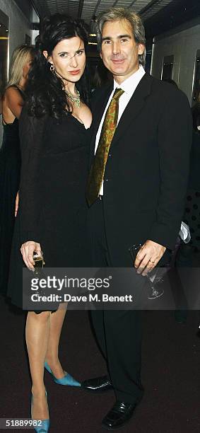 Actress Ronni Ancona and her husband arrive at the "British Comedy Awards 2004" at London Television Studios on December 22, 2004 in London. Jonathan...