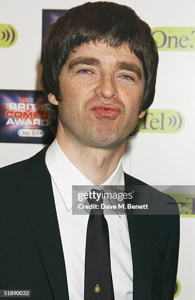 Musician Noel Gallagher arrives at the "British Comedy Awards 2004" at London Television Studios on December 22, 2004 in London. Jonathan Ross hosted...