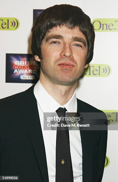 Musician Noel Gallagher arrives at the "British Comedy Awards 2004" at London Television Studios on December 22, 2004 in London. Jonathan Ross hosted...