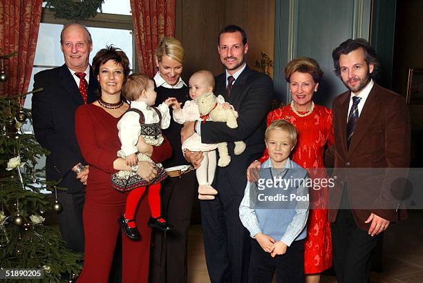 King Harald, Princess Martha Louise, Maud Angelica, Crown Princess Mette-Marit, Princess Ingrid Alexandra, Crown Prince Haakon, Queen Sonja, Ari Behn...