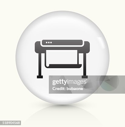 Smartboard icon on white round vector button Smartboard icon on white round vector button