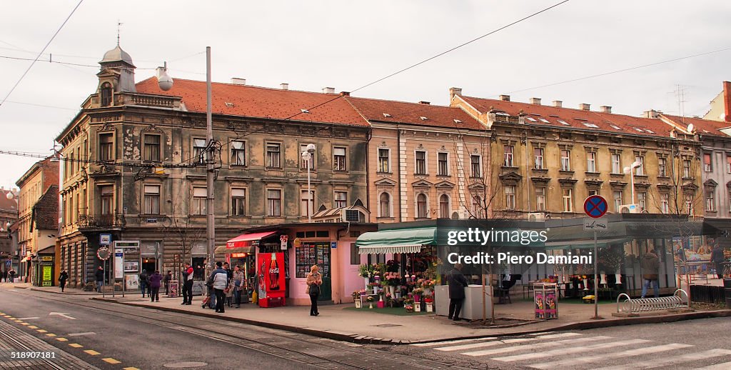 Zagreb street scene