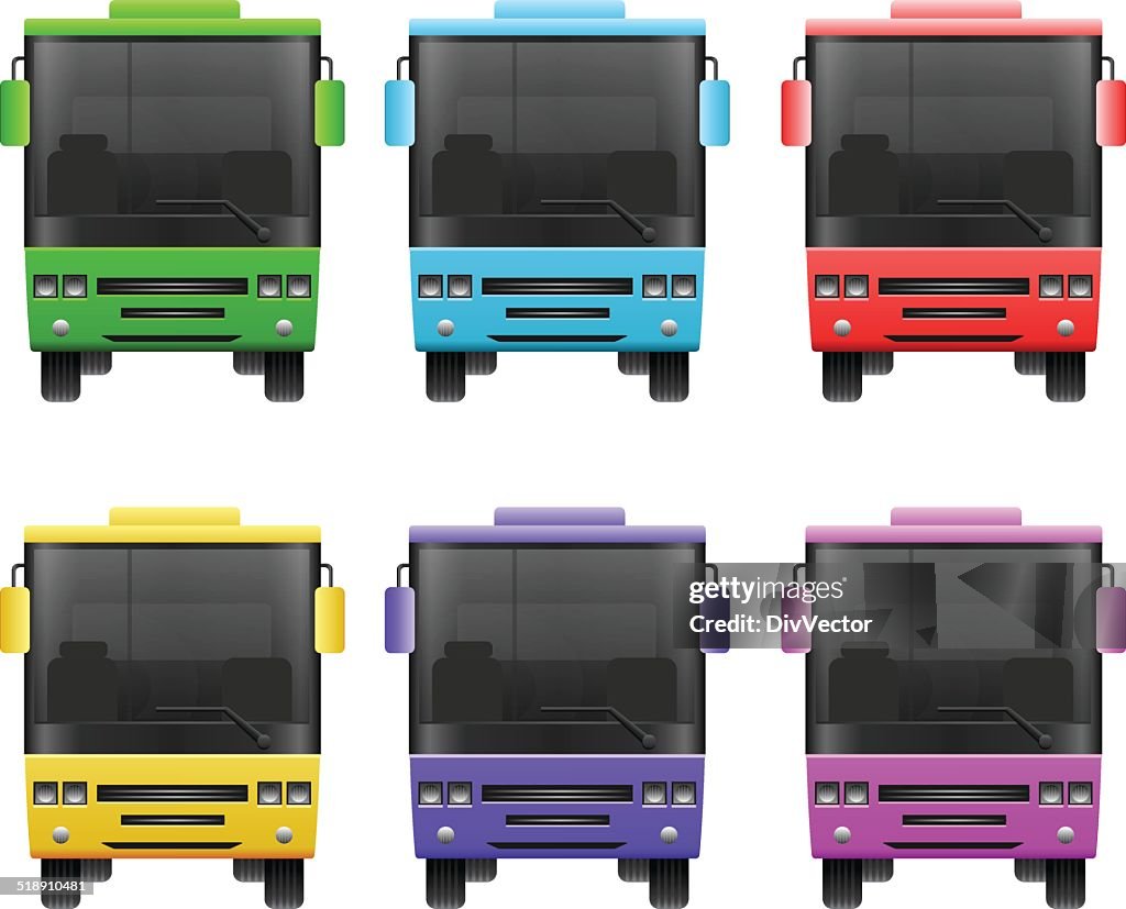 Modern city bus