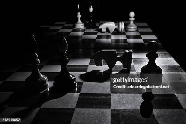 chess - edoardogobattoninet fotografías e imágenes de stock