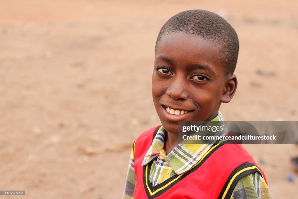 Portrait of a smiling boy