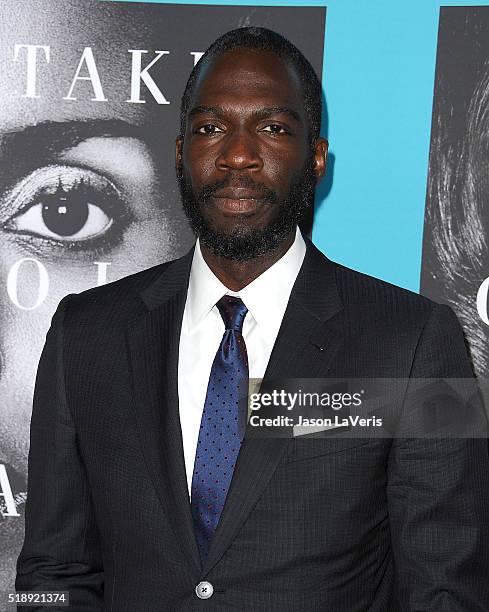 Director Rick Famuyiwa attends the premiere of "Confirmation" at Paramount Theater on the Paramount Studios lot on March 31, 2016 in Hollywood,...