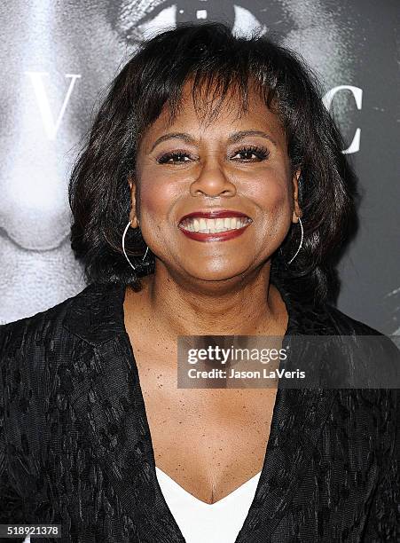 Anita Hill attends the premiere of "Confirmation" at Paramount Theater on the Paramount Studios lot on March 31, 2016 in Hollywood, California.