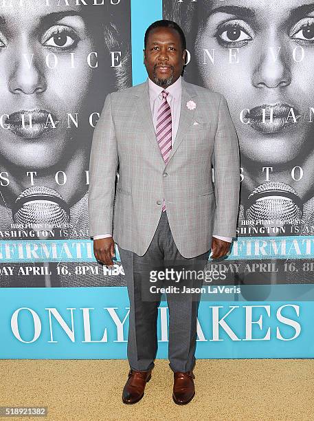 Actor Wendell Pierce attends the premiere of "Confirmation" at Paramount Theater on the Paramount Studios lot on March 31, 2016 in Hollywood,...