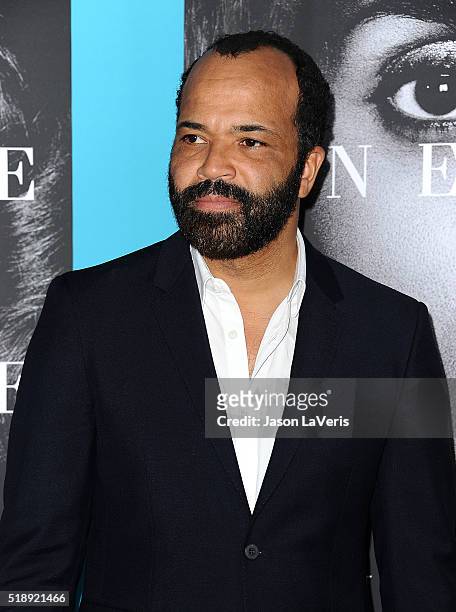 Actor Jeffrey Wright attends the premiere of "Confirmation" at Paramount Theater on the Paramount Studios lot on March 31, 2016 in Hollywood,...