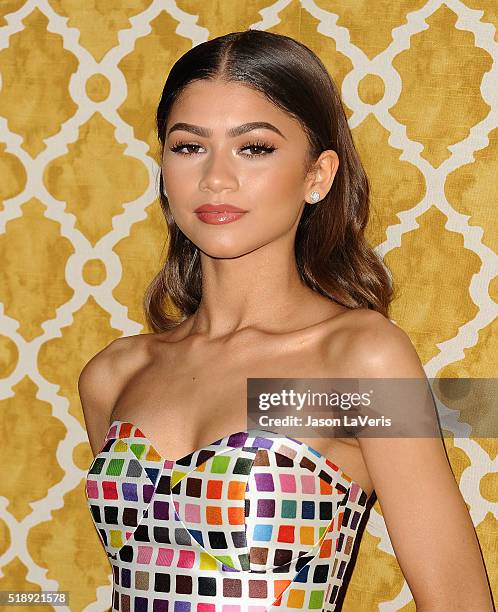 Zendaya attends the premiere of "Confirmation" at Paramount Theater on the Paramount Studios lot on March 31, 2016 in Hollywood, California.